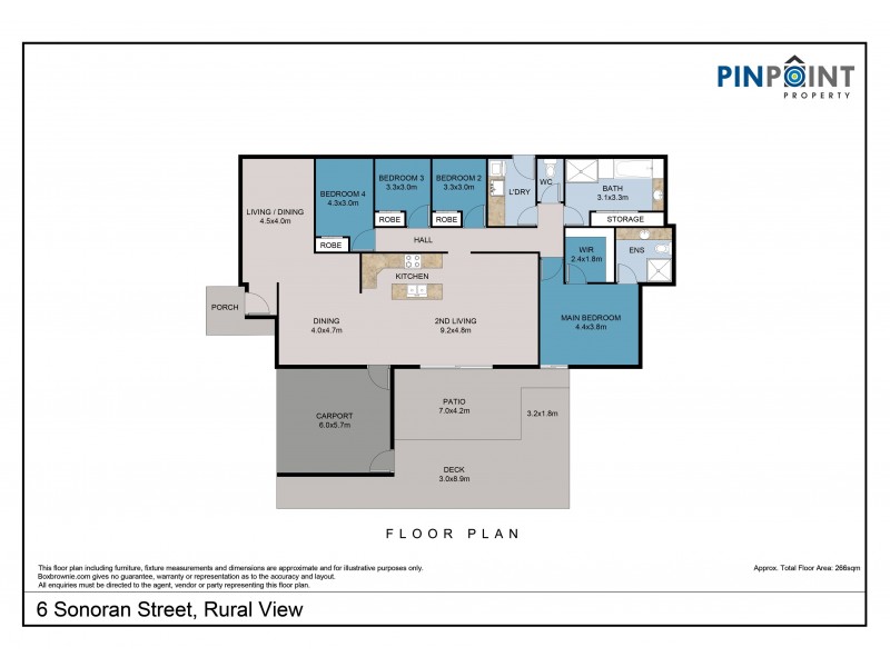 6 Sonoran Street, Rural View QLD 4740 Floorplan