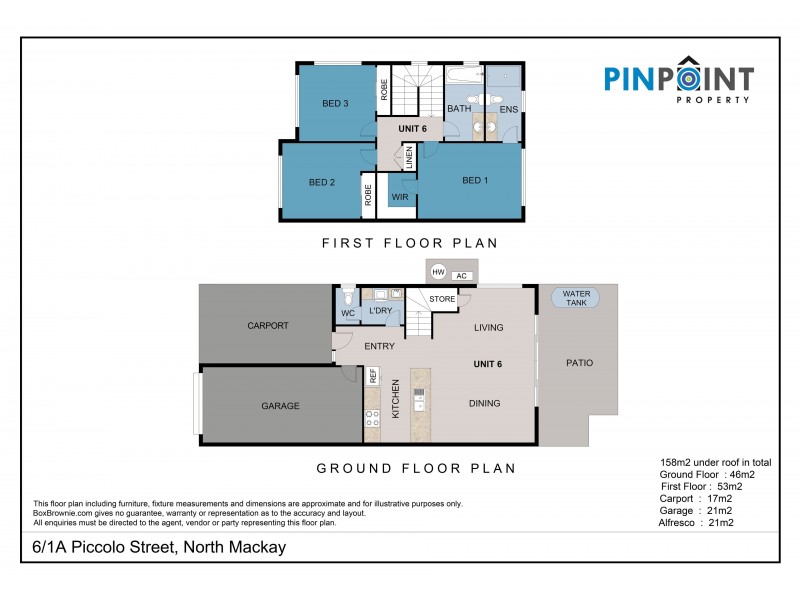 6/1A Piccolo Street, North Mackay QLD 4740 Floorplan