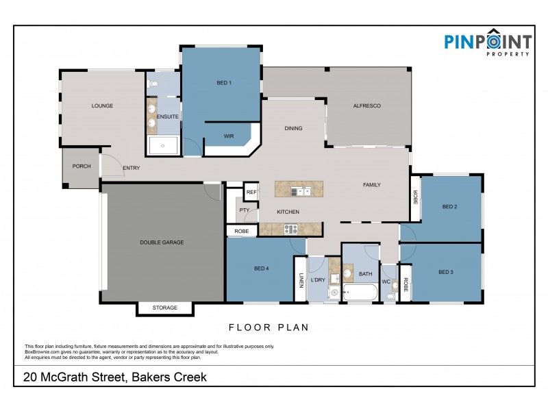 20 McGrath Street, Bakers Creek QLD 4740 Floorplan