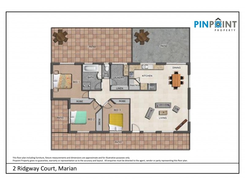 2 Ridgway Court, Marian QLD 4753 Floorplan