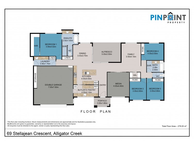 69 Stellajean Crescent, Alligator Creek QLD 4740 Floorplan