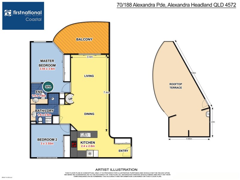 70/188-192 Alexandra Parade, Alexandra Headland QLD 4572 Floorplan