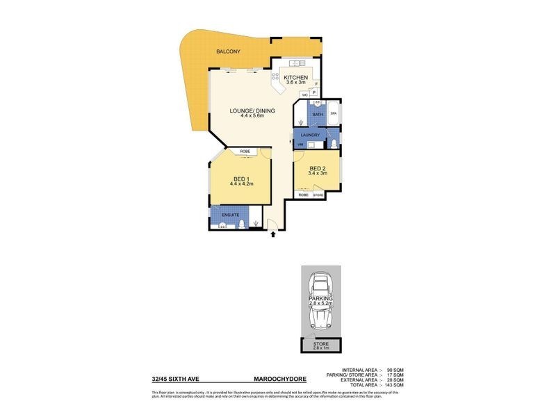 32/45 Sixth Avenue, Maroochydore QLD 4558