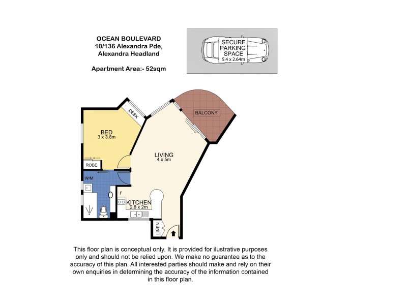 10/136 Alexandra Parade, Alexandra Headland QLD 4572 Floorplan