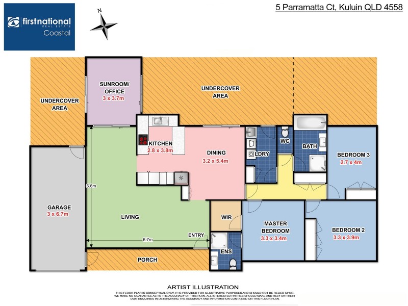 5 Parramatta Court, Kuluin QLD 4558 Floorplan