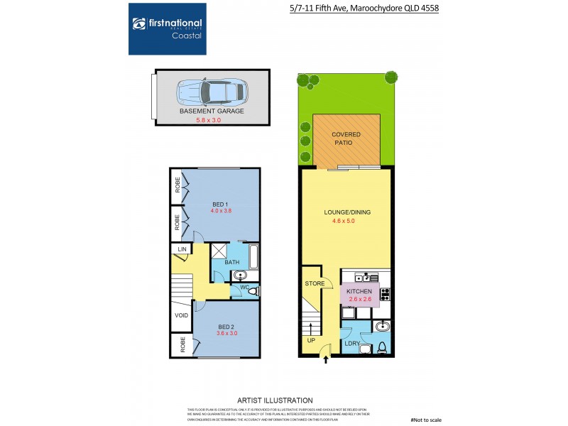 5/7 Fifth Avenue, Maroochydore QLD 4558 Floorplan