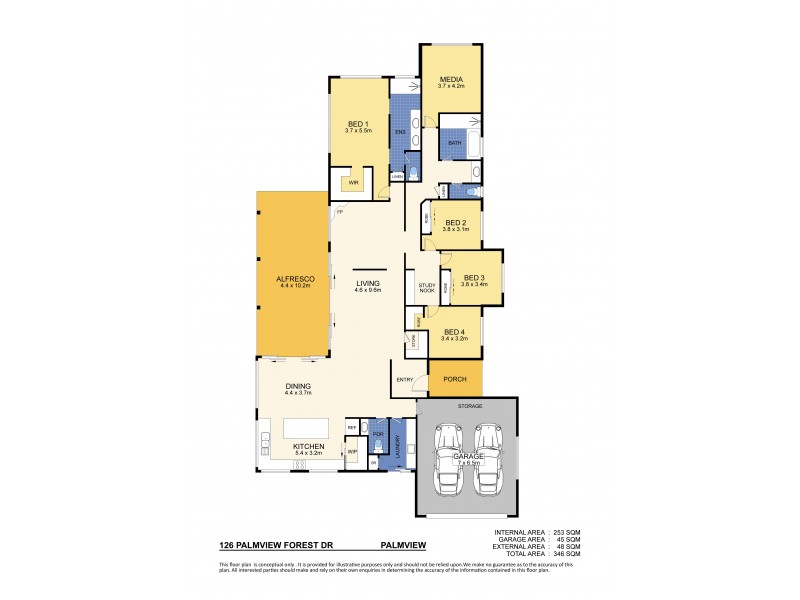 126 Palmview Forest Drive, Palmview QLD 4553 Floorplan
