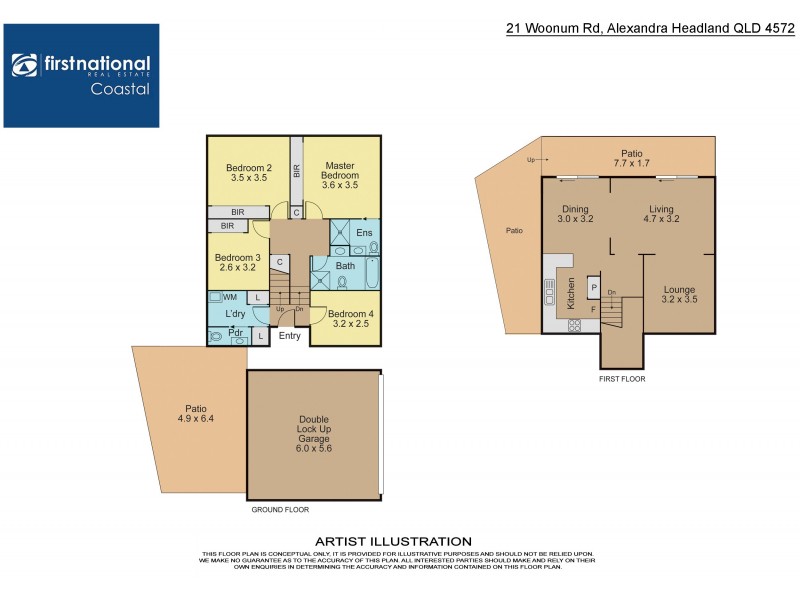21 Woonum Road, Alexandra Headland QLD 4572 Floorplan