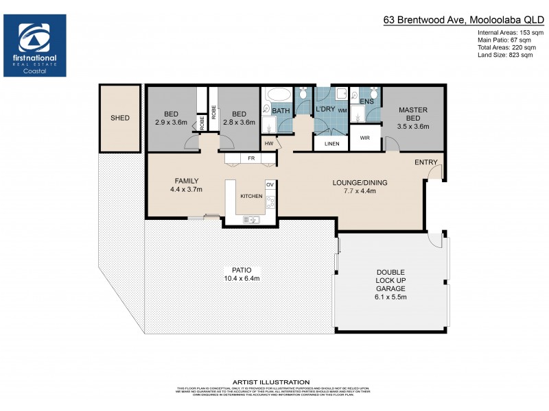 63 Brentwood Avenue, Mooloolaba QLD 4557 Floorplan