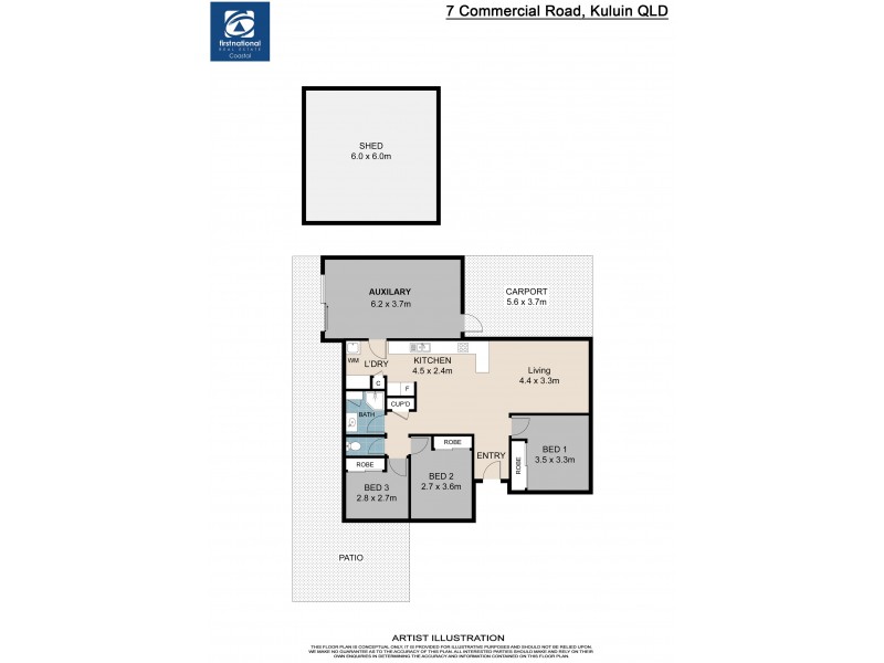 7 Commercial Road, Kuluin QLD 4558 Floorplan