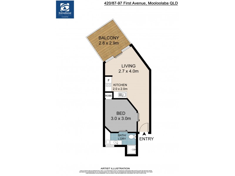 420/87-97 First Avenue, Mooloolaba QLD 4557 Floorplan