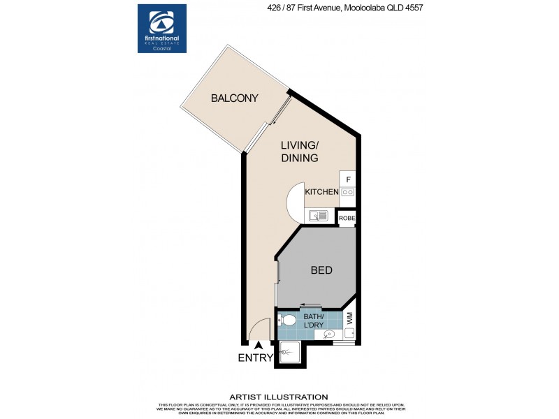 426/87-97 First Avenue, Mooloolaba QLD 4557 Floorplan