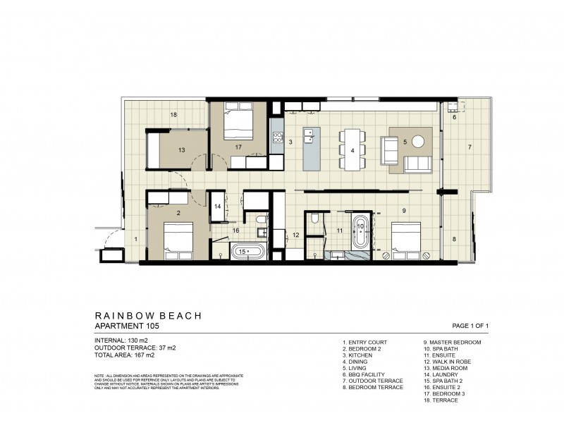 105/1 RAINBOW BEACH ROAD, Rainbow Beach QLD 4581 Floorplan