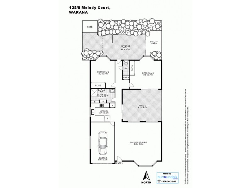 128/8 Melody Court, Warana QLD 4575 Floorplan