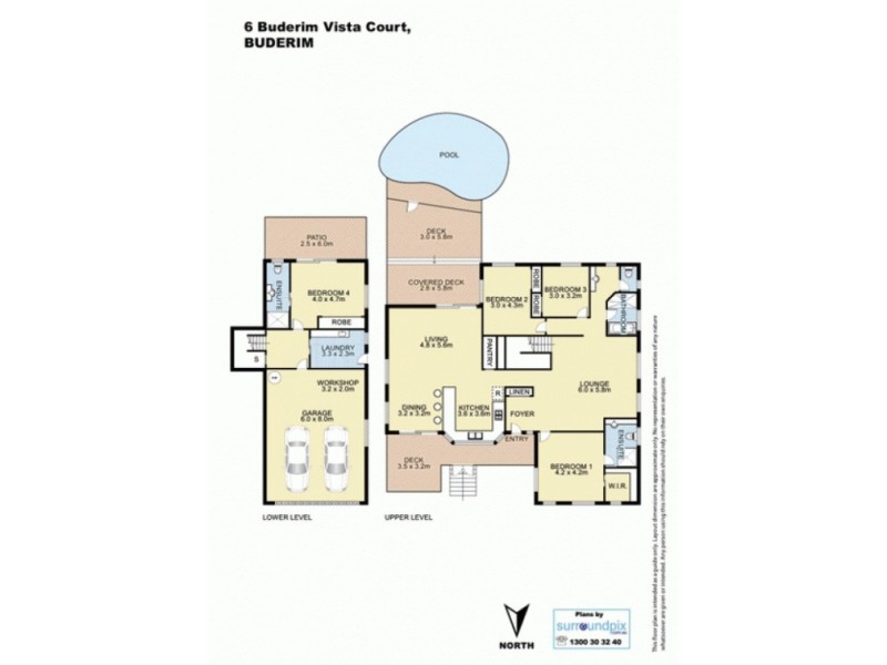 6 Buderim Vista Court, Buderim QLD 4556 Floorplan