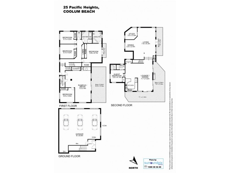 25 Pacific Heights  Court, Coolum Beach QLD 4573 Floorplan