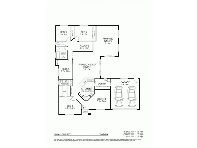 11 Maple Court, Yandina QLD 4561 Floorplan