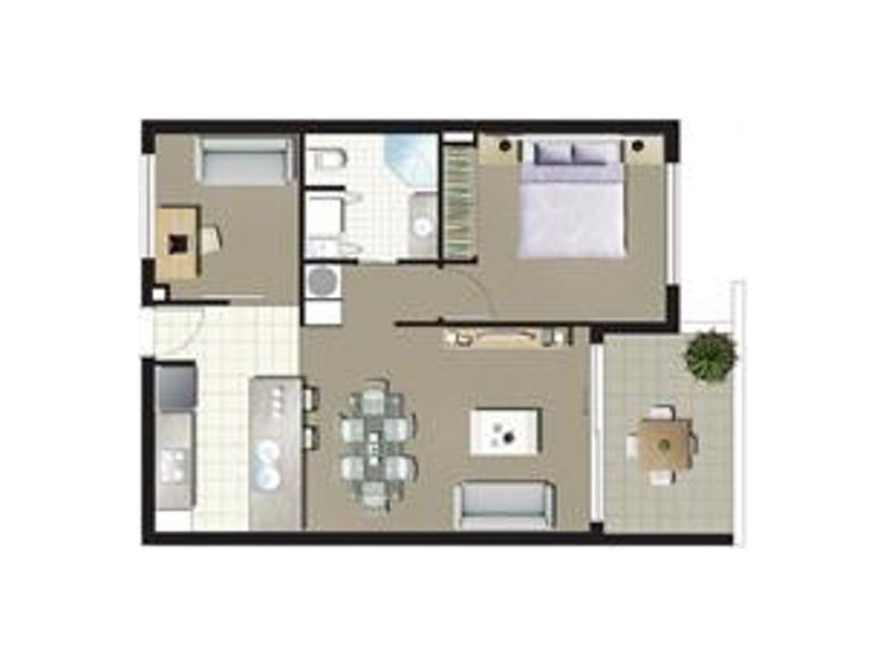 5203/5 Emporio Place, Maroochydore QLD 4558 Floorplan