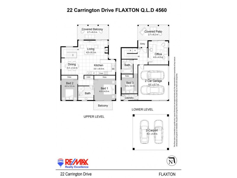 22 Carrington Drive, Flaxton QLD 4560 Floorplan