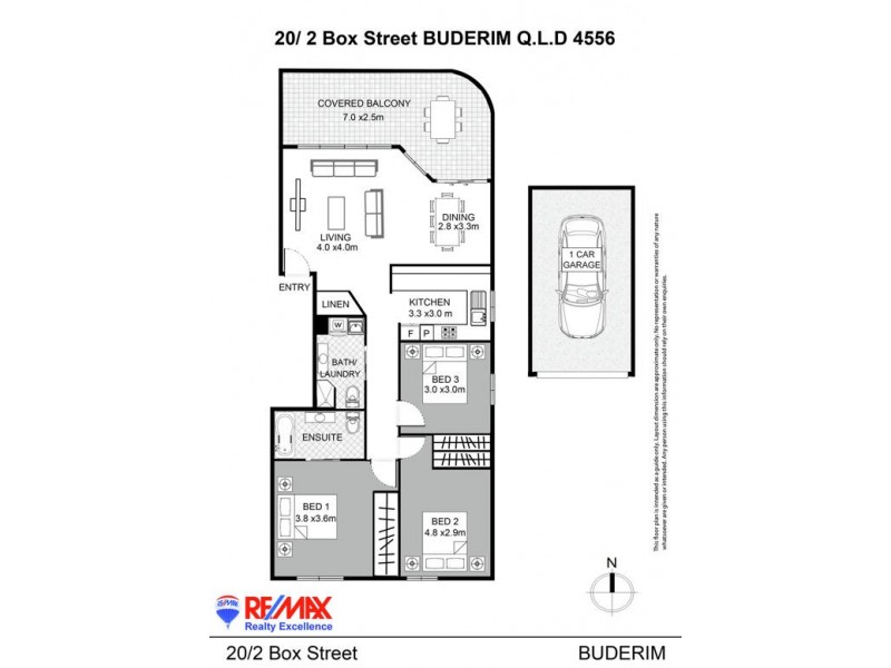 20/2 Box Street, Buderim QLD 4556 Floorplan