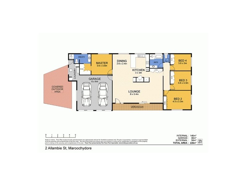 2 Allambie Street, Maroochydore QLD 4558 Floorplan