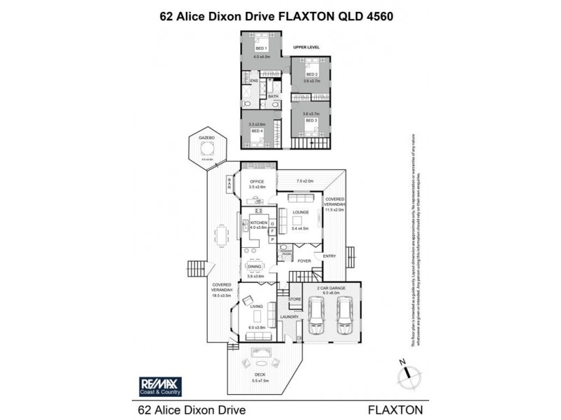 62 Alice Dixon Drive, Flaxton QLD 4560 Floorplan