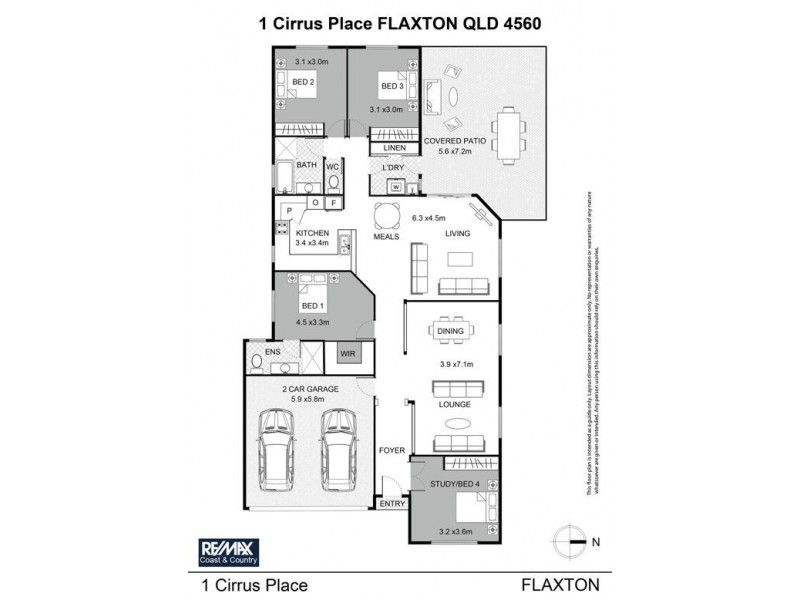 1 Cirrus Place, Flaxton QLD 4560 Floorplan