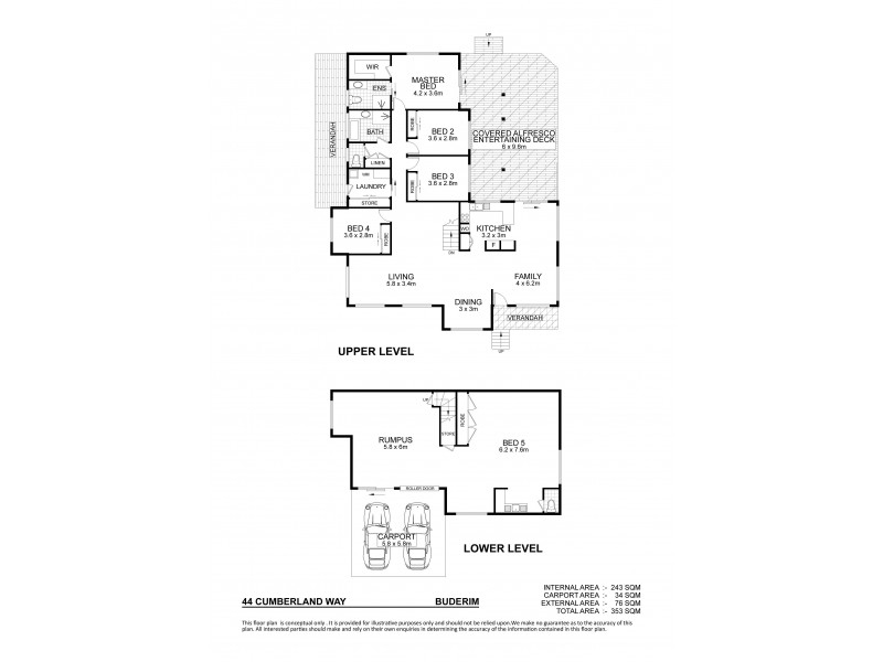 44 Cumberland Way, Buderim QLD 4556 Floorplan