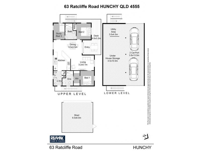 63 Ratcliffe Road, Hunchy QLD 4555 Floorplan