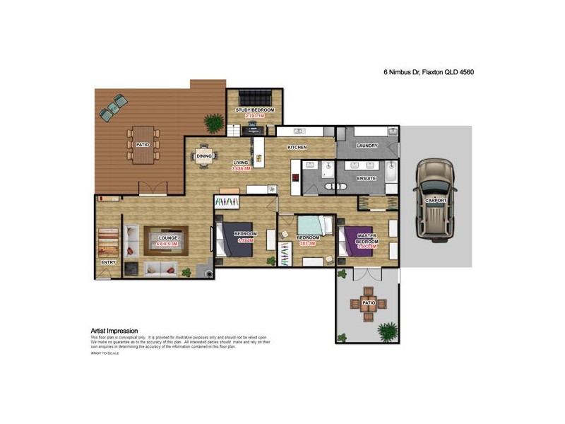 6 Nimbus Drive, Flaxton QLD 4560 Floorplan