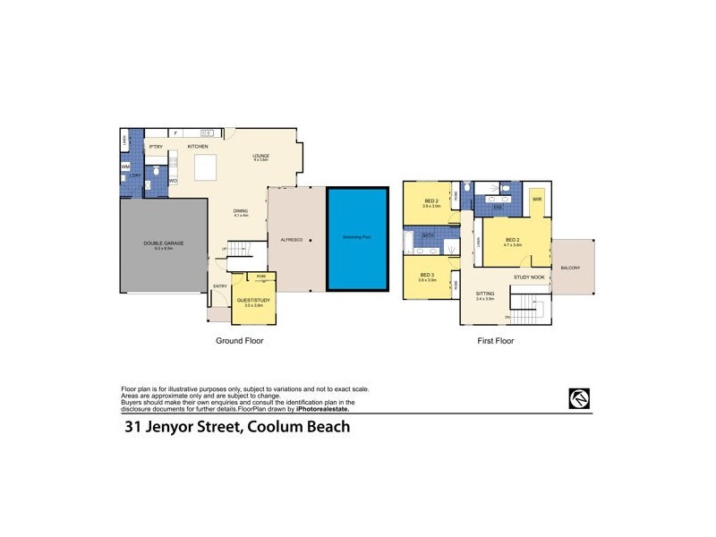 31 Jenyor Street, Coolum Beach QLD 4573 Floorplan