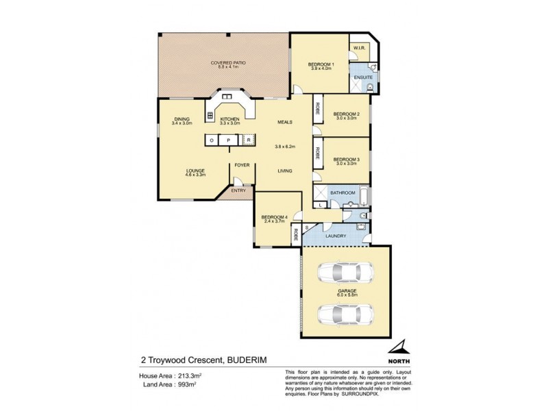 2 Troywood Crescent, Buderim QLD 4556 Floorplan