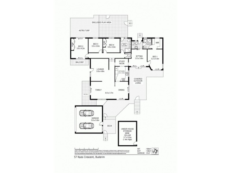 57 Nyes Crescent, Buderim QLD 4556 Floorplan