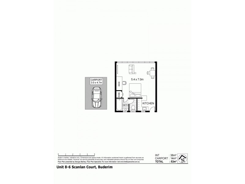 8/6 Scanlan Court, Buderim QLD 4556 Floorplan