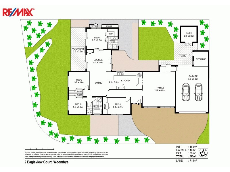 2 Eagleview Court, Woombye QLD 4559 Floorplan