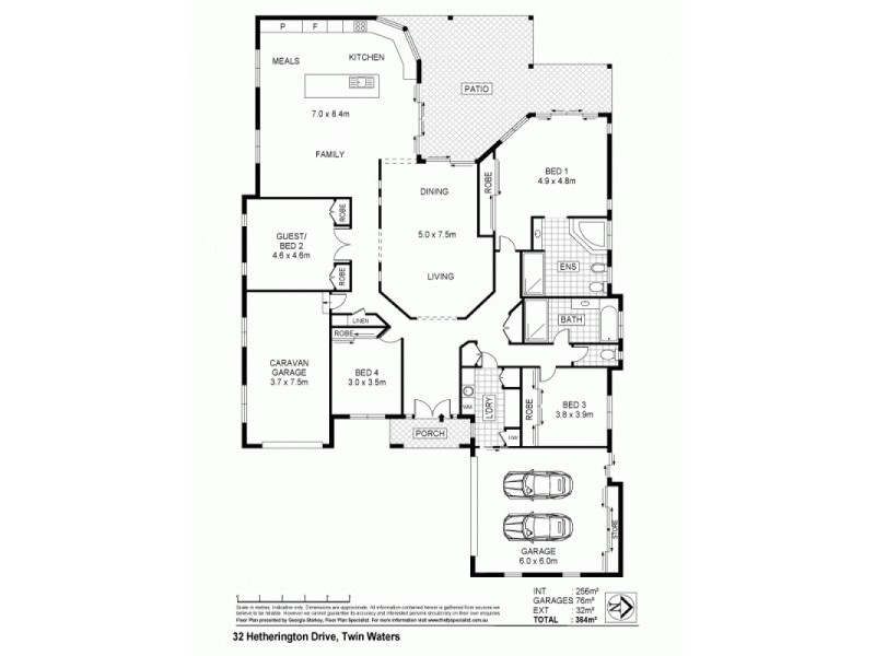 32 Hetherington Drive, Twin Waters QLD 4564 Floorplan