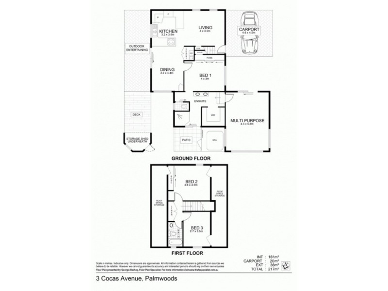 3 Cocas Avenue, Palmwoods QLD 4555 Floorplan