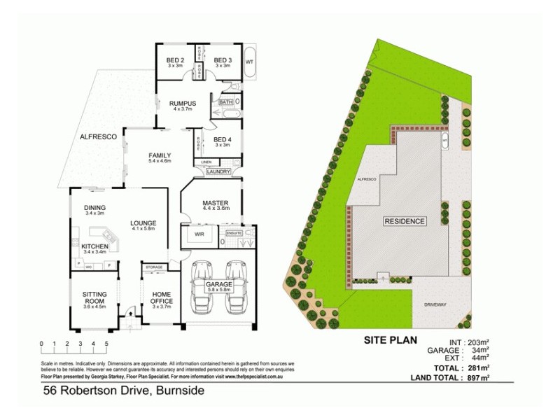 56 Robertson Drive, Burnside QLD 4560 Floorplan