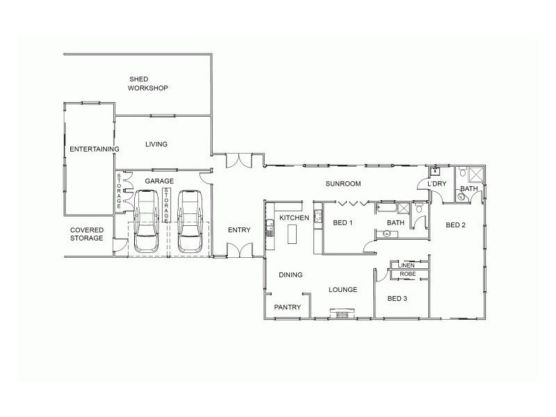 828 Yandina-Cooloolabin Road, Cooloolabin QLD 4560 Floorplan