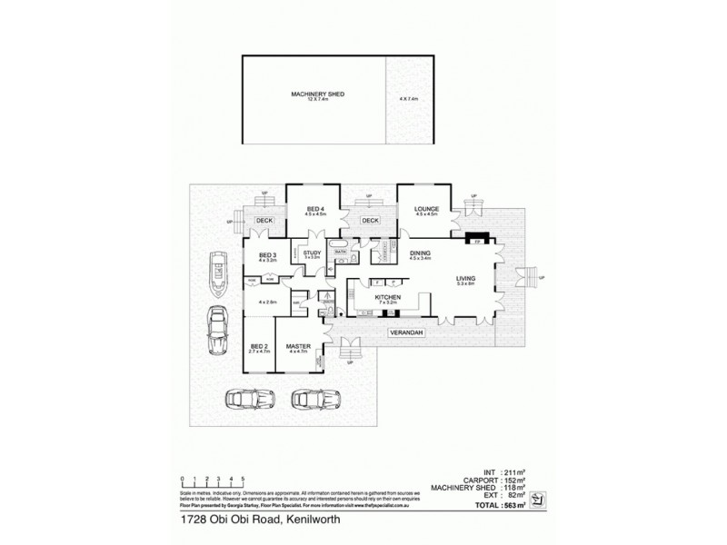 1728 Obi Obi Road, Kenilworth QLD 4574 Floorplan