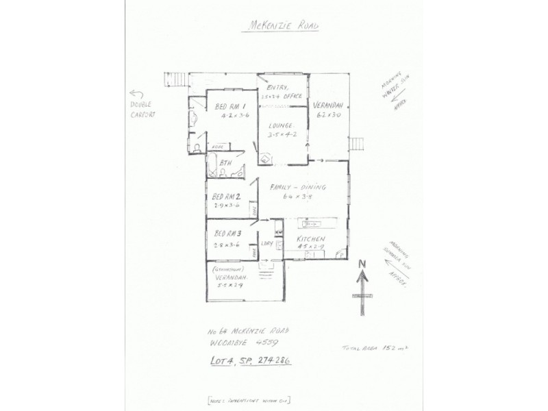 64 McKenzie Road, Woombye QLD 4559 Floorplan