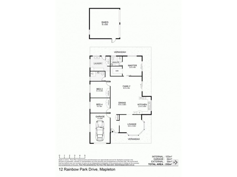 12 Rainbow Park Drive, Mapleton QLD 4560 Floorplan