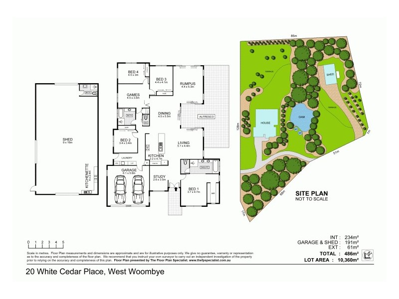 20 White Cedar Place, Woombye QLD 4559 Floorplan