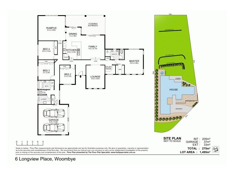 6 Longview Place, Woombye QLD 4559 Floorplan