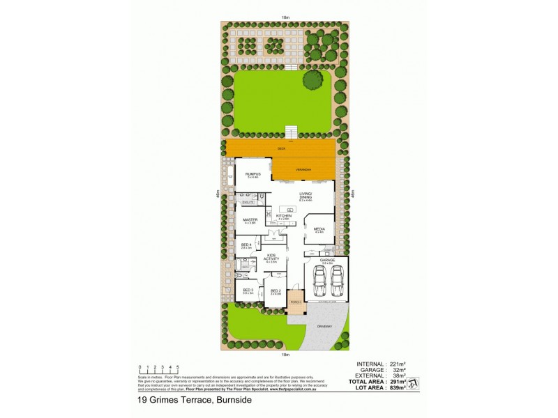 19 Grimes Terrace, Burnside QLD 4560 Floorplan