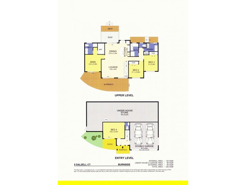 8 Dalzell Court, Burnside QLD 4560 Floorplan