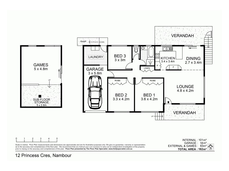 12 Princess Crescent, Nambour QLD 4560 Floorplan