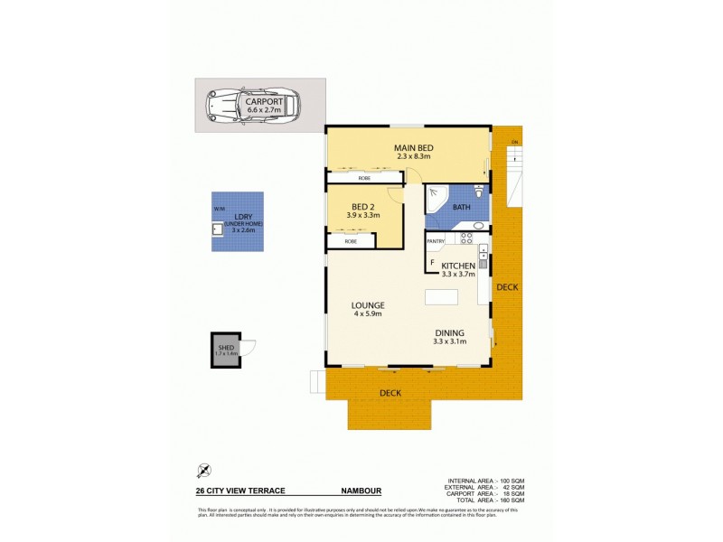 26 City View Terrace, Nambour QLD 4560 Floorplan