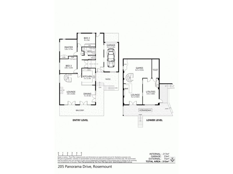 205 Panorama Drive, Rosemount QLD 4560 Floorplan