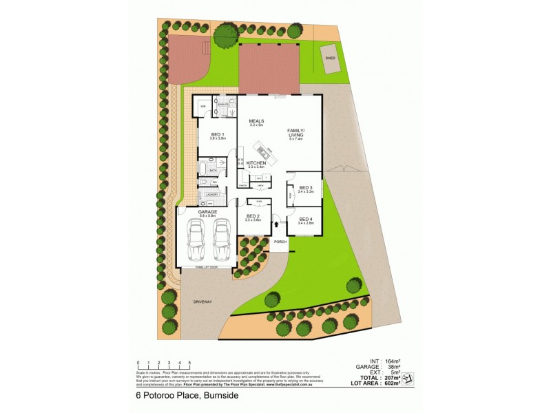 6 Potoroo Place, Burnside QLD 4560 Floorplan